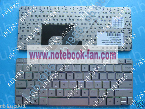 New HP Mini 210-2072CL 210-2037 US Keyboard silver 622344-001